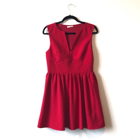 Francesca's Collections Dresses & Skirts - 3/$20 Francesca’s Miami Red A-Line Dress Large